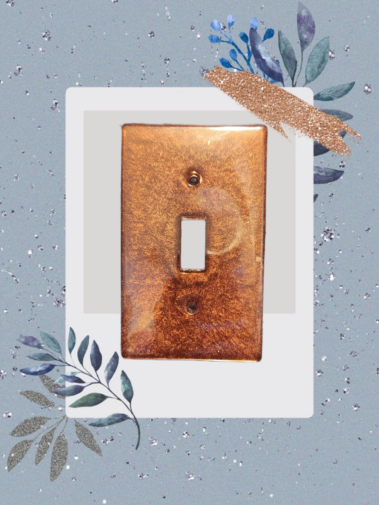 Bronze resin switch plate