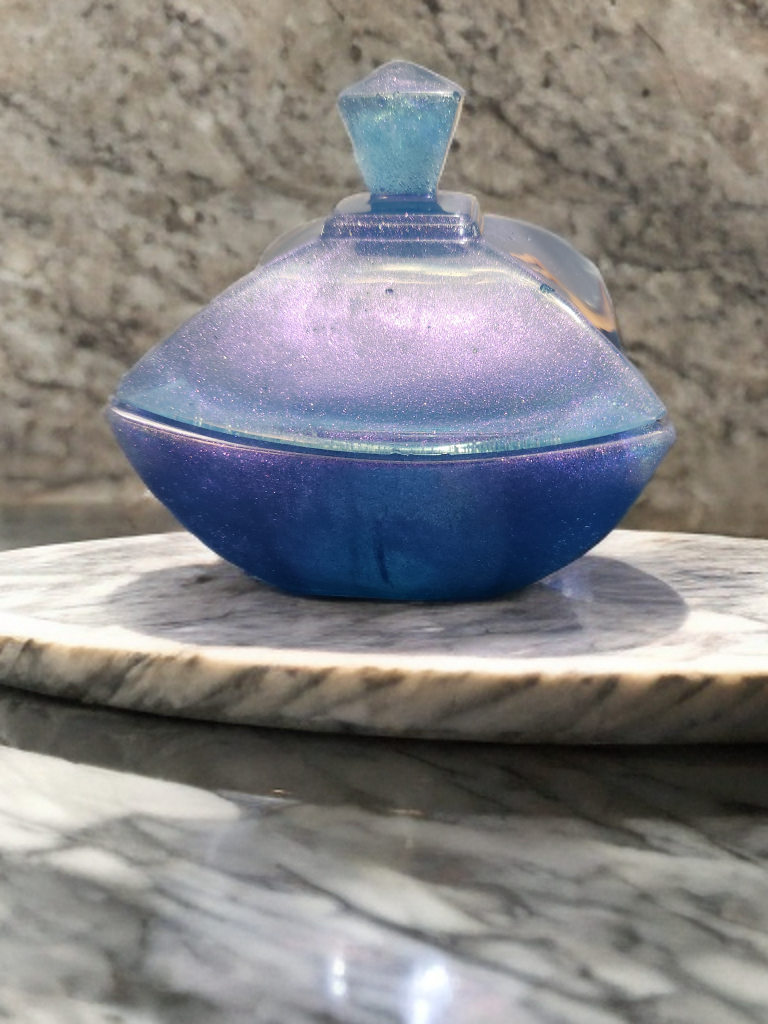 Blue/purple trinket box