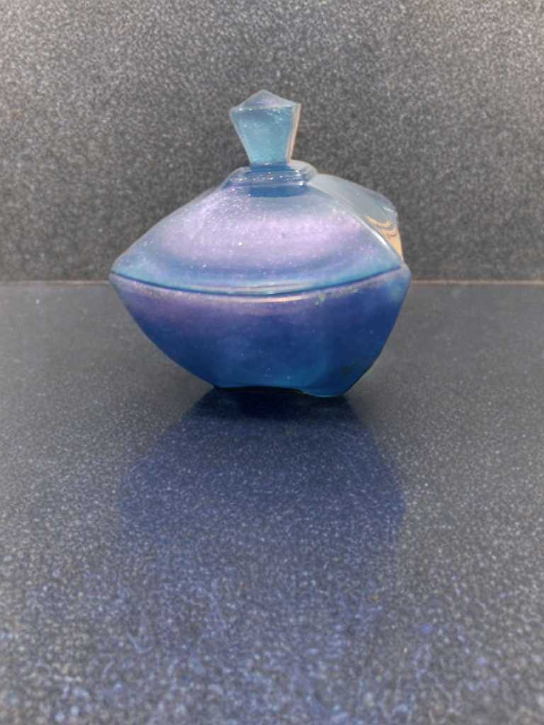 Blue/purple trinket box