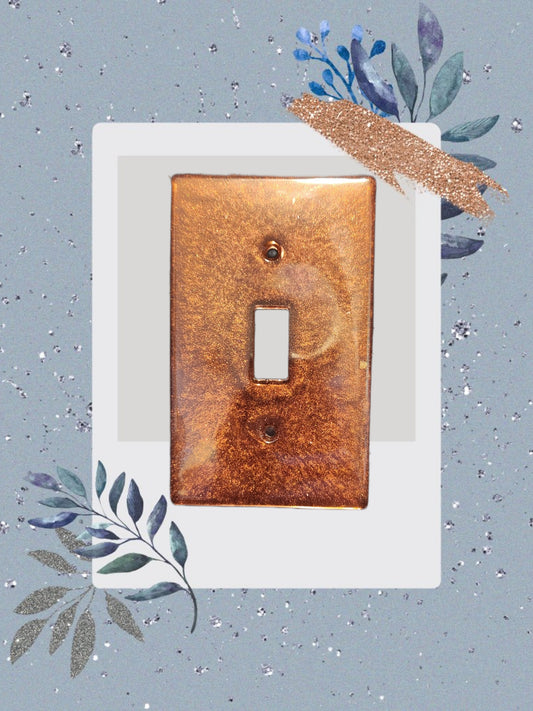 Bronze resin switch plate