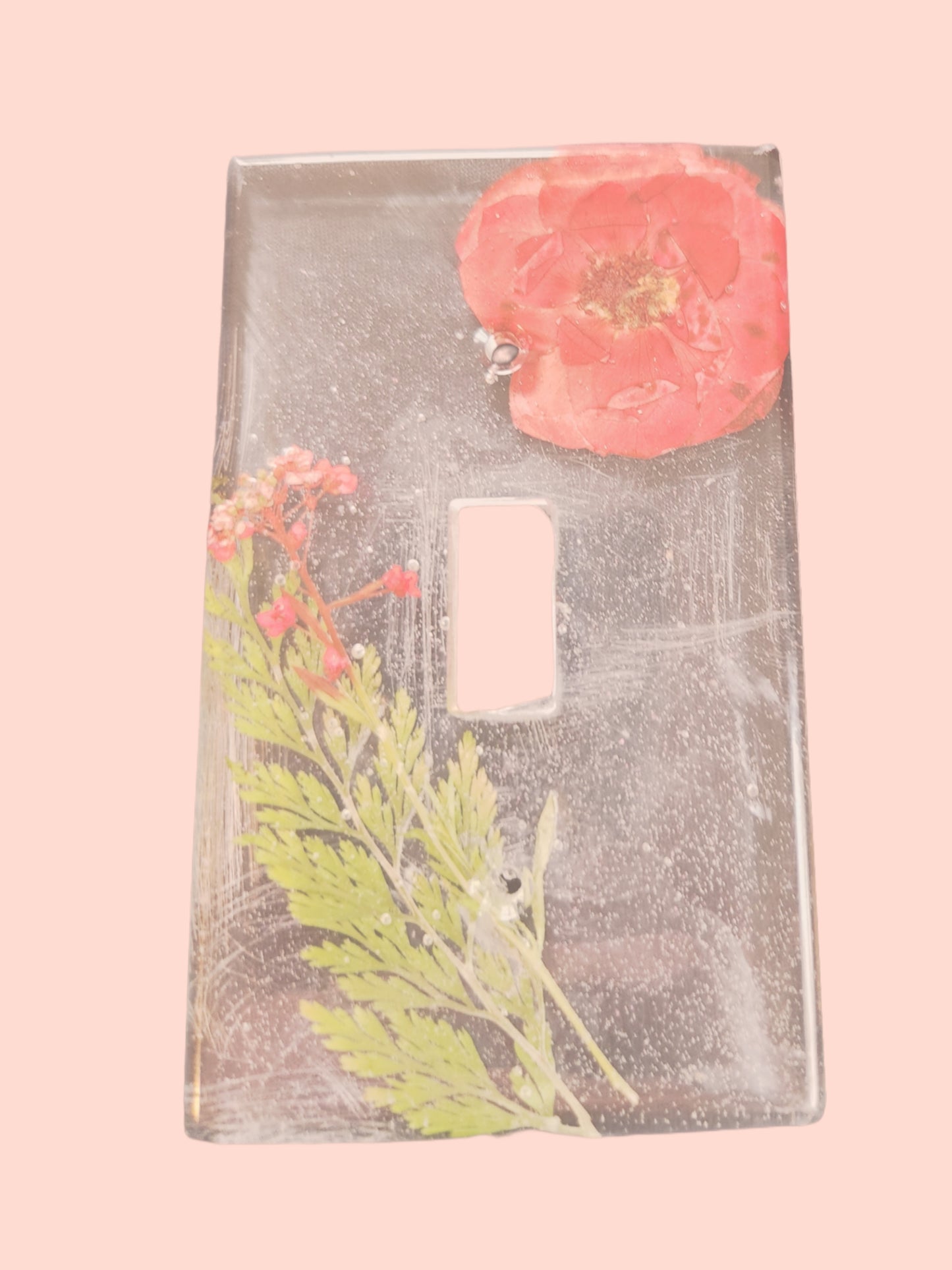 Floral switch plate