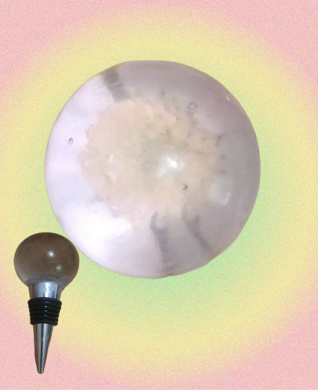 Floral bottle stopper