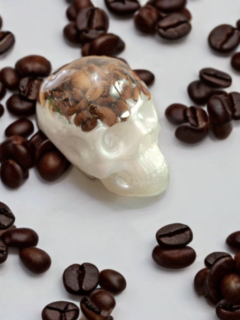 Large coffee skull