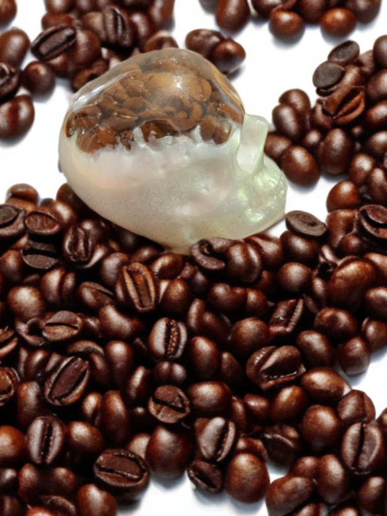 Large coffee skull