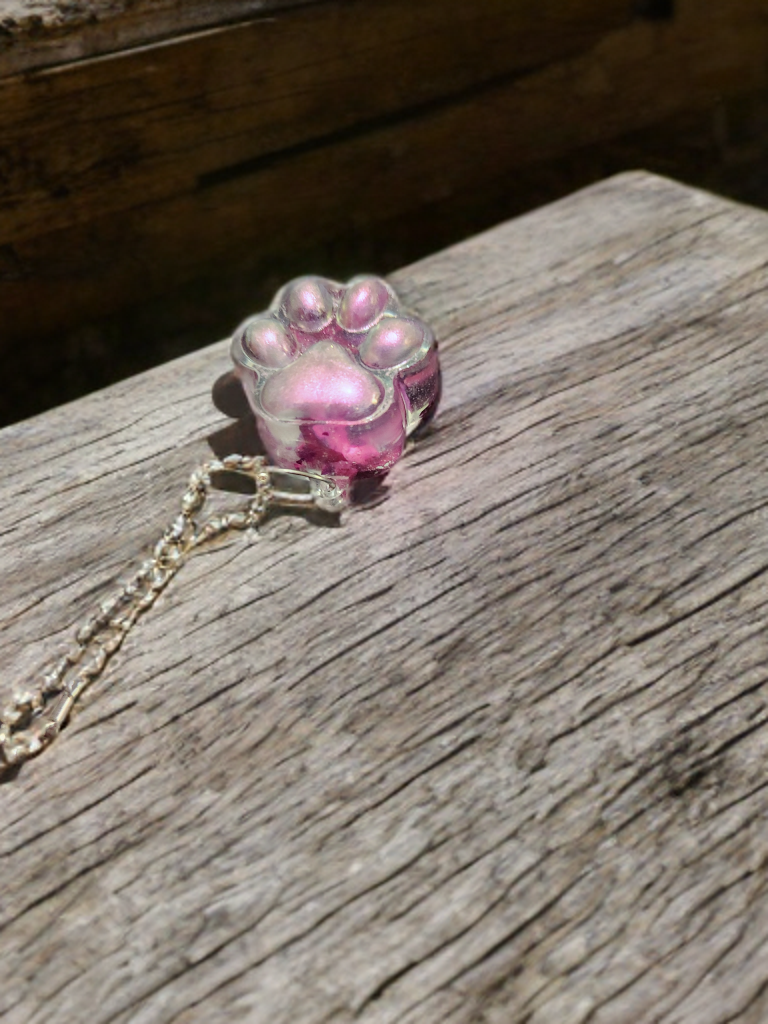 Paw print fob