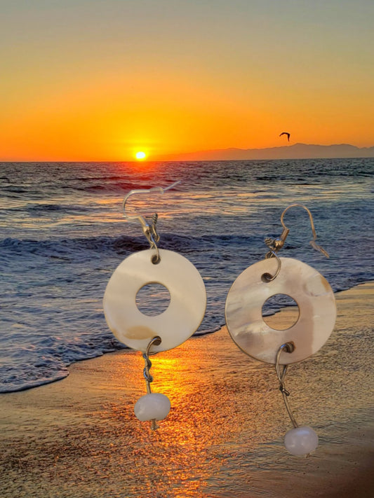 Mother of Pearl dangle earrings